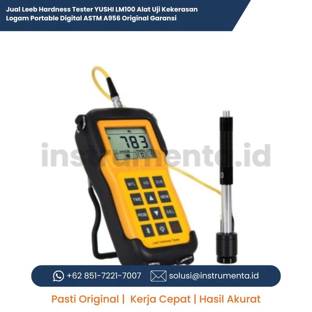 Jual Leeb Hardness Tester YUSHI LM100 Alat Uji Kekerasan Logam Portable Digital ASTM A956 Original Garansi